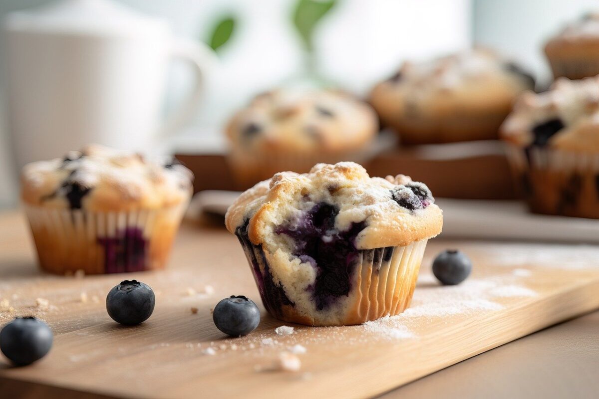 Blueberry Muffins from Simple Recipe