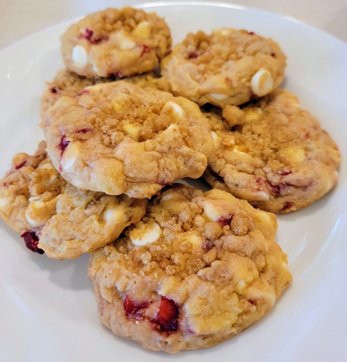 Plate of Strawberry Shortcake Cookies